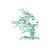 Lion arbre branches motif thermocollant