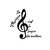 la musique... motif thermocollant