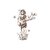 femme guitare motif thermocollant