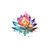 Fleur Lotus Impression DTF Flex Textile
