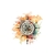 Boussole couleurs impression dtf flex textile