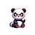 Panda Fuck Impression DTF Flex textile