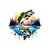 poissons lac impression dtf flex textile
