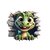Dinosaure Mur Impression DTF Flex Textile