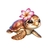 tortue fleur impression dtf flex textile