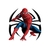 spiderman logo araignée impression dtf transfert thermocollant