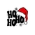 HO HO HO Bonnet Noël Transfert Thermocollant Flex Textile