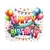 happy birthday ballons transfert thermocollant impression dtf flex textile