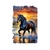 cheval eau couché soleil transfert thermocollant impression dtf flex textile