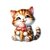 chat glace transfert thermocollant impression dtf flex textile