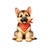 chiot berger bandana transfert thermocollant impression dtf flex textile
