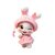 lapin rose clin d'oeil transfert thermocollant impression dtf flex textile