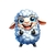 mouton pouces levés transfert thermocollant impression dtf flex textile