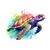 tortue mer nage couleurs transfert thermocollant impression dtf flex textile