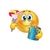 emoji cadeaux transfert thermocollant impression dtf flex textile