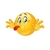 emoji tire langue transfert thermocollant impression dtf flex textile
