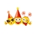 emojis fête transfert thermocollant impression dtf flex textile