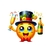 emoji célébration transfert thermocollant impression dtf flex textile