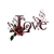 love rose transfert thermocollant impression dtf flex textile