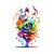notes couleurs transfert thermocollant impression dtf flex textile
