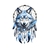 attrape rêve loup plumes transfert thermocollant impression dtf flex textile