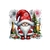 gnome réveillon noël transfert thermocollant impression dtf flex textile