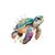 tortue mer couleurs transfert thermocollant impression dtf flex textile