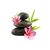 galets zen fleurs roses transfert thermocollant impression dtf flex textile