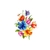 bouquet fleurs transfert thermocollant impression dtf flex textile