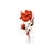 fleurs coquelicots transfert thermocollant impression dtf felx textile