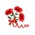 bouquet roses transfert thermocollant impression dtf flex textile