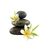 galets fleurs blanches zen transfert thermocollant impression dtf flex textile