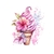 glace fleurs transfert thermocollant impression dtf flex textile