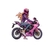 moto femme transfert thermocollant impression dtf flex textile