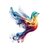 oiseau fumée transfert thermocollant impression dtf flex textile