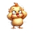 poulet humour transfert thermocollant impression dtf flex textile