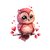 hibou coeurs transfert thermocollant impression dtf flex textile