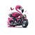 flamant moto transfert thermocollant impression dtf flex textile