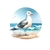 mouette plage transfert thermocollant impression dtf flex textile