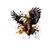 aigle royal transfert thermocollant impression dtf flex textile