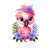 bébé flamant rose transfert thermocollant impression dtf flex textile