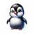 bébé pingouin transfert thermocollant impression dtf flex textile
