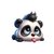 Panda humour langue transfert thermocollant impression DTF flex textile