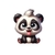 Panda meche langue transfert thermocollant impression DTF flex textile