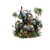 Quatre elephants feuilles arbres transfert thermocollant impression DTF flex textile