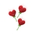 fleurs formes coeurs transfert thermocollant impression dtf flex textile