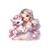 Girly Blonde Licorne transfert thermocollant impression dtf flex textile
