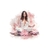 femme yoga lotus transfert thermocollant impression dtf flex textile