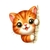 chat mur caché transfert thermocollant impression dtf flex textile