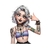 femme tatouages transfert thermocollant impression dtf flex trextile